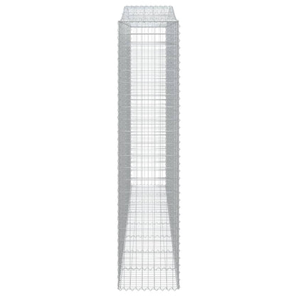 Cestas De Gaviones 8 Uds Forma De Arco Hierro 400x50x220/240 Cm_4