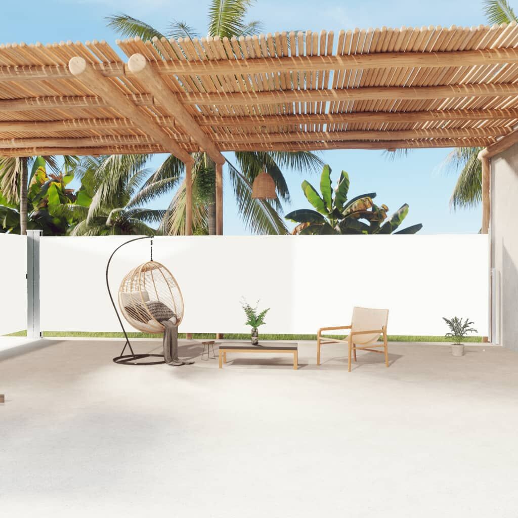 Vidaxl Toldo Lateral Retráctil Crema 180x1200 Cm_1
