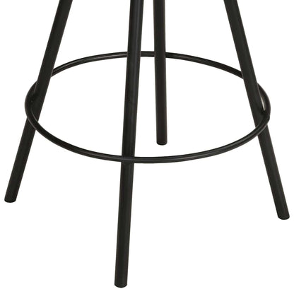Taburetes De Barra De Cocina 4 Unidades Cuero Auténtico_4