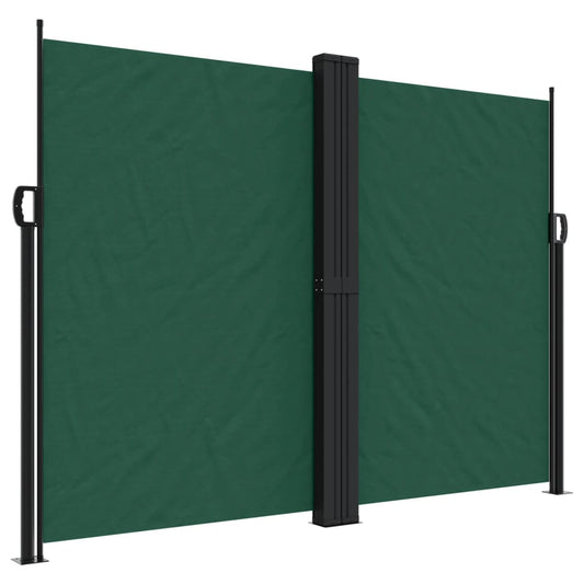 Vidaxl Toldo Lateral Retráctil Verde Oscuro 180x1200 Cm_0
