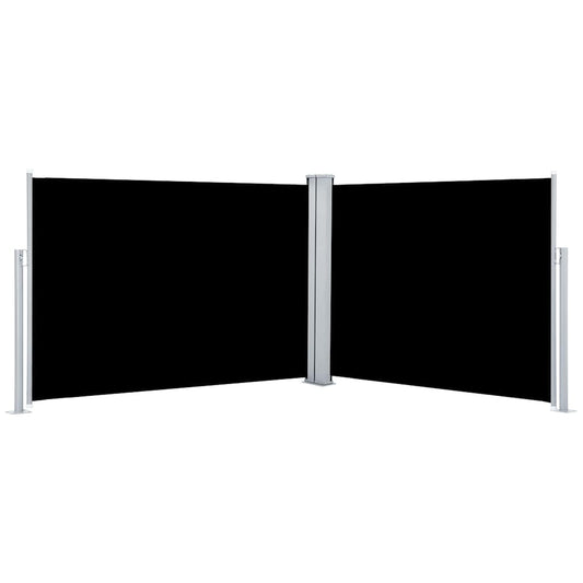 Vidaxl Toldo Lateral Retráctil Negro 120x1000 Cm_0