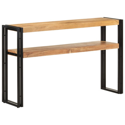 Mesa Consola De Madera Maciza De Acacia 120x30x75 Cm_4