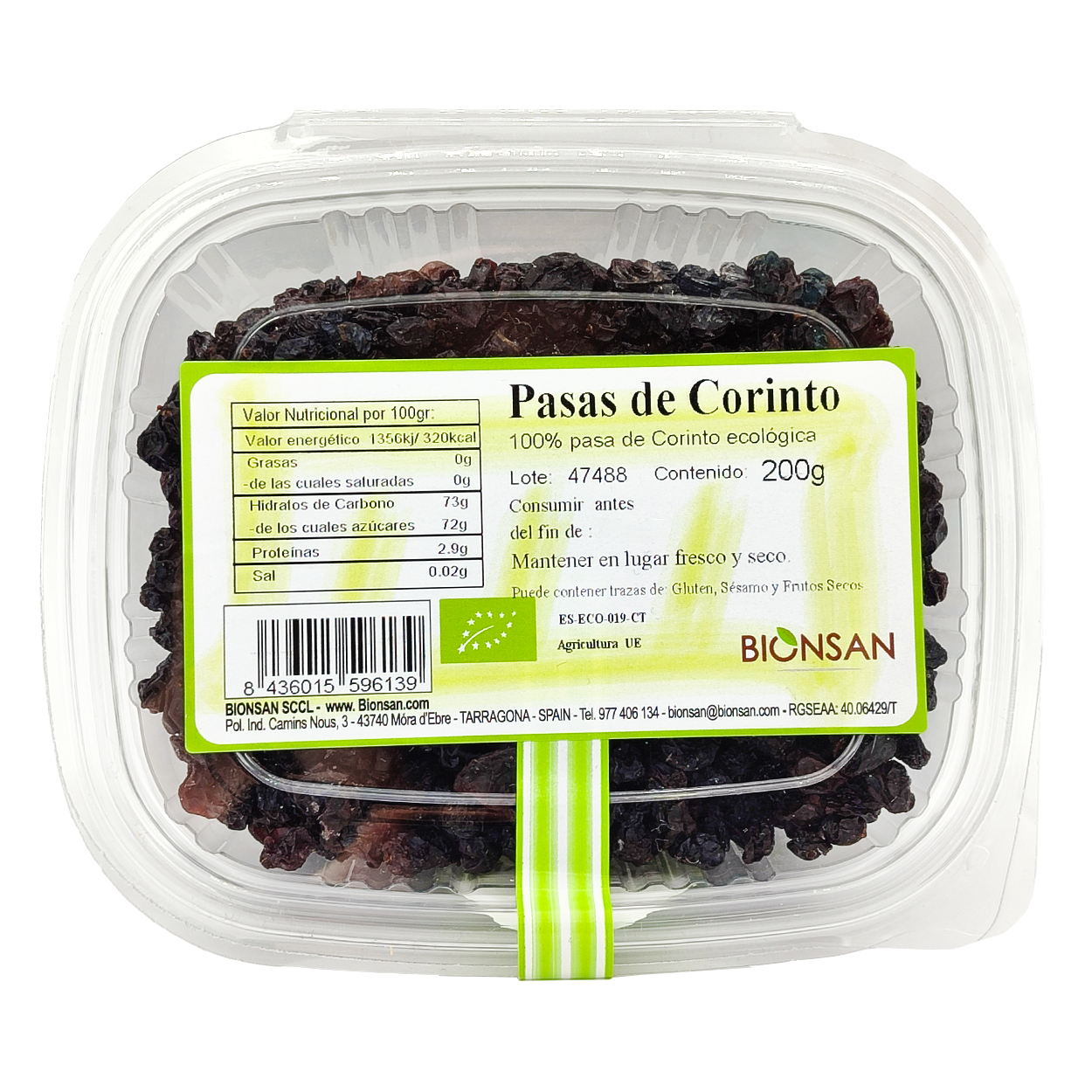 Pasas De Corinto Eco Bionsan 200gr_0