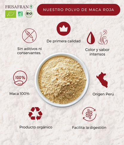 Maca Roja En Polvo Ecológica | Calidad | Frisafran 200 G_3