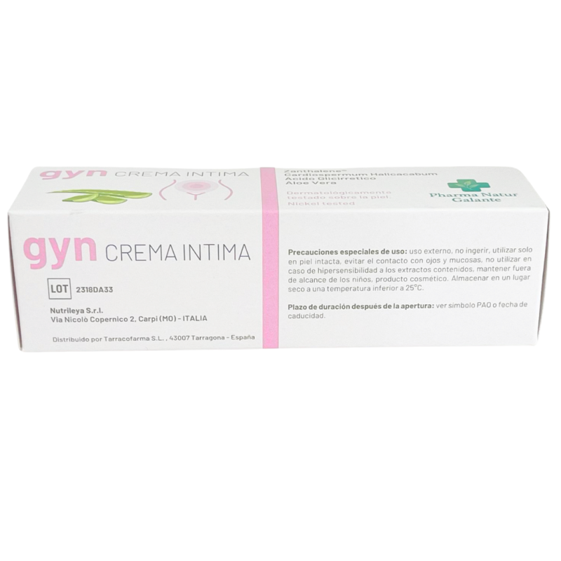 Gyn Crema Íntima Calmante – Alivio Inmediato Del Picor Y Ardor En La Zona Íntima Femenina – 40 Ml_1