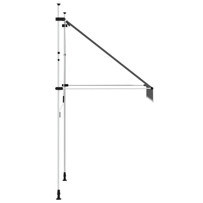 Toldo Retráctil De Funcionamiento Manual Antracita 150 Cm_3