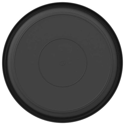 Bandeja Redonda Para Flores 6 Pcs Negro Ø 14 X 2 Cm Plástico_5