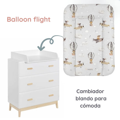 Cambiador Blando Para Comoda 70x50 Balloon Flight_2