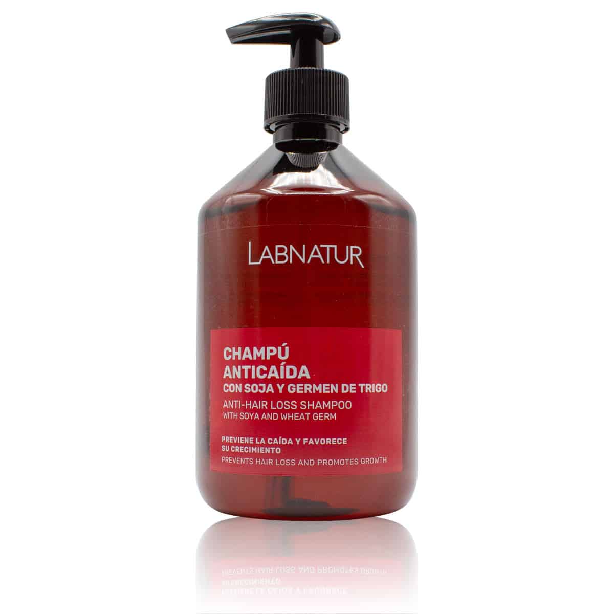 Champú Anticaída Soja y Germen de Trigo Labnatur 500 ml | Fortalecedor | Cuidado Capilar_0