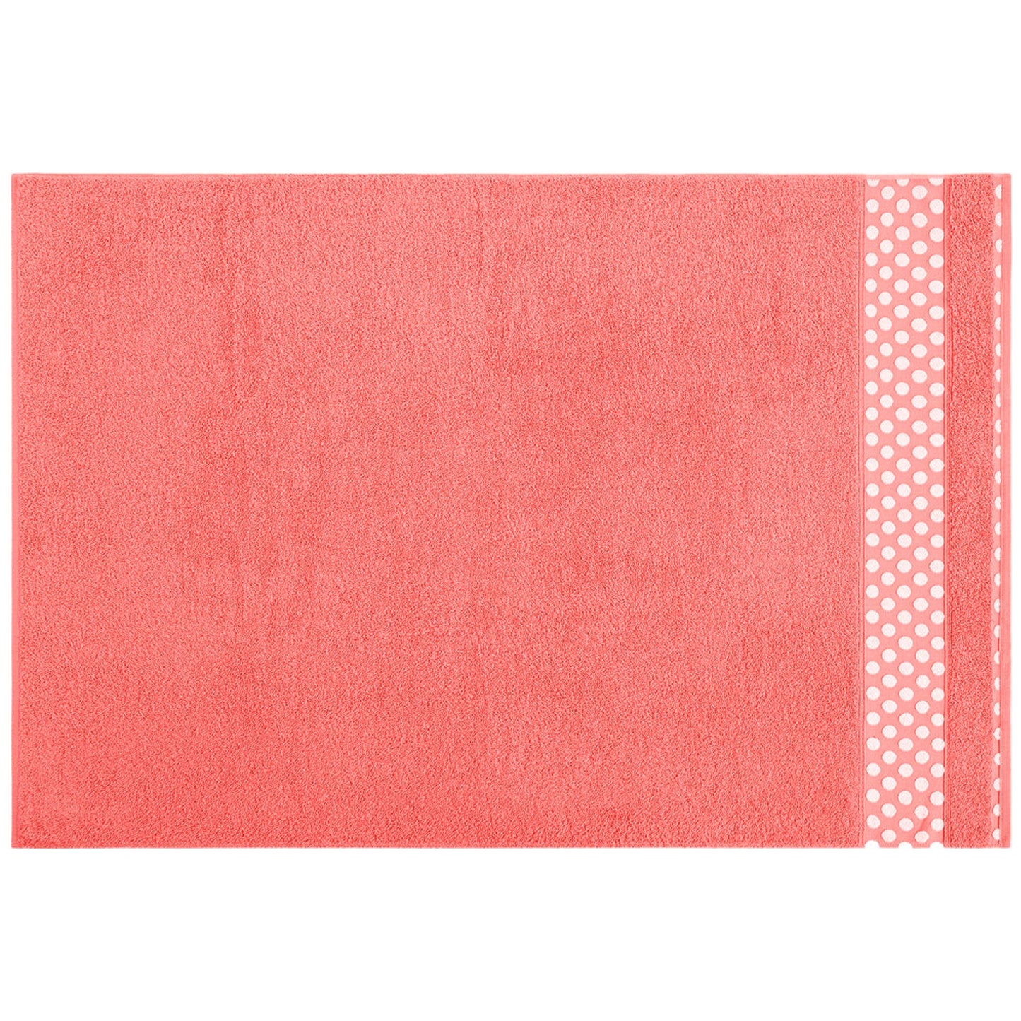 Juego De 3 Toallas De Baño De Algodón De Rizo 450 Gr/m2, De 50x30; 100x50; 150x100 Cm, Color Coral_5
