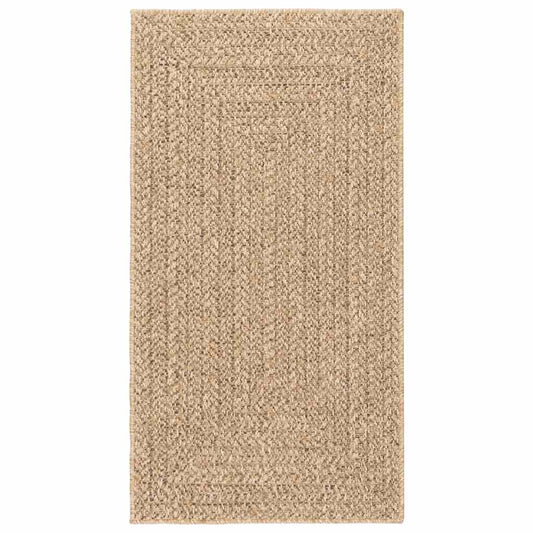 Vidaxl Alfombra Zizur Apariencia Yute Interior Exterior Beige 80x150cm_0