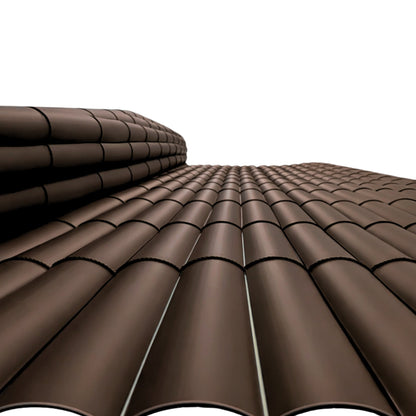 Cañizo Pvc Plasticane 1x3 M Marrón Nortene_2