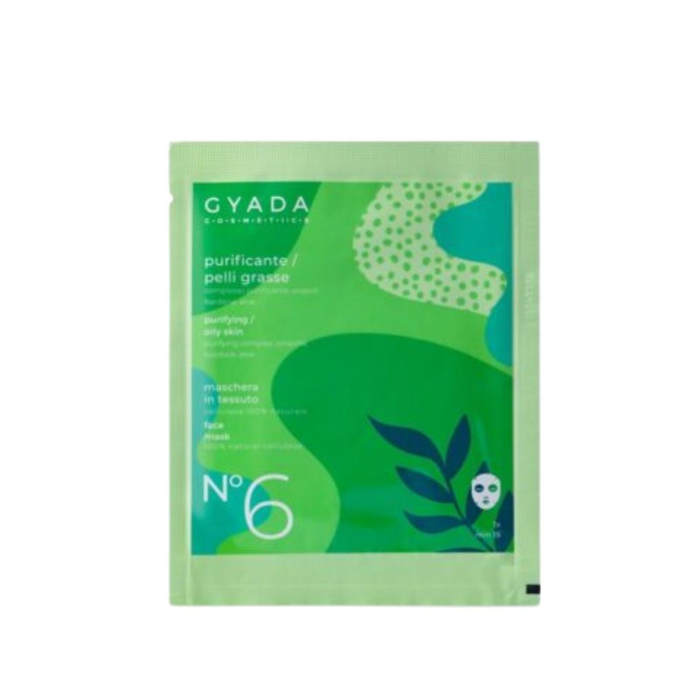 Mascarilla Facial En Tela N.6 Purificante / Pieles Grasas Gyada 15ml_1