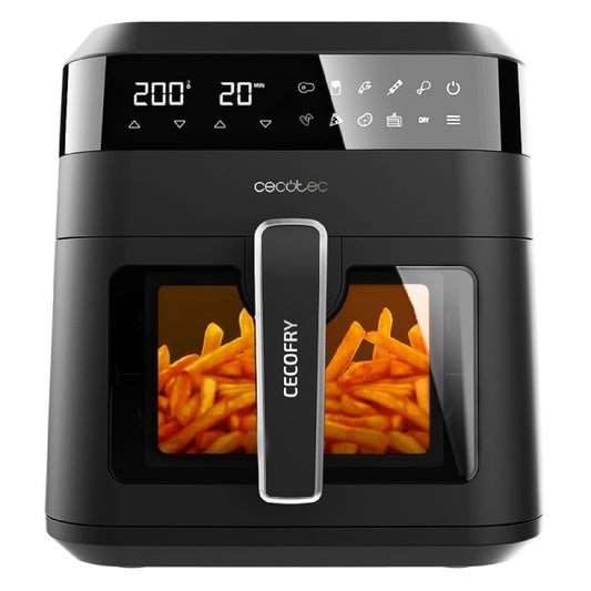 Freidora Sin Aceite 6 L De Aire Cecofry Experience Window 6000. 1300 W, Tecnología Perfectcook, Temperatura Regulable, Ventana, Panel De Control Tác_0