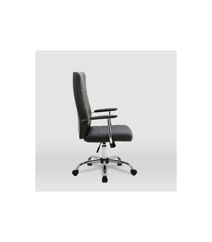 Silla De Oficina Lara Acabado Negro. Alto: 107/117cm Ancho: 57.5cm Fondo: 60.5cm._2