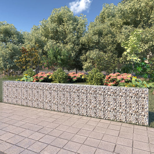 Muro De Gaviones Con Cubiertas Acero Galvanizado 600x30x100 Cm / Vetonek_0