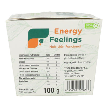 Estevia sobres individuales Energy Feelings 100 uds