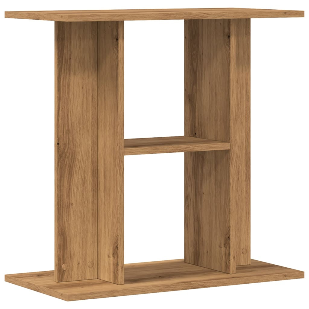 Vidaxl Soporte De Acuario Madera Ingeniería Roble Artisan 60x30x60 Cm_0