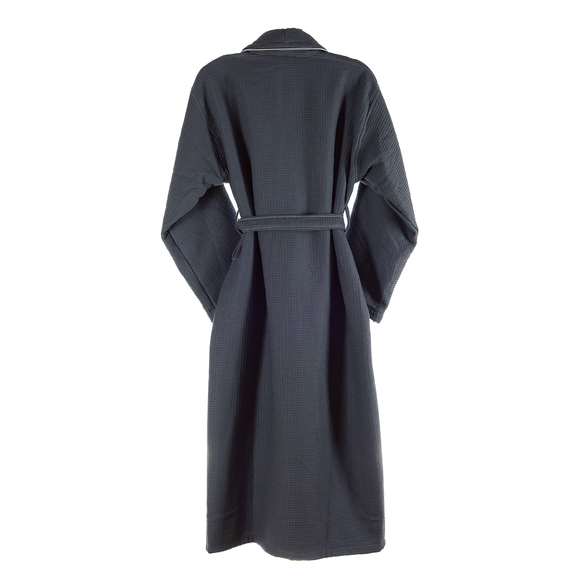 Albornoz L/xl 360 Gr/m2 Nido De Abeja 100% Algodón Gris_1