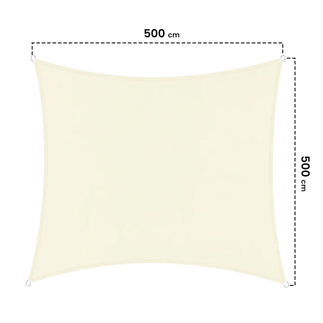 Malla De Sombreo Sunnet Cuadrada 5x5m Beige Nortene_1