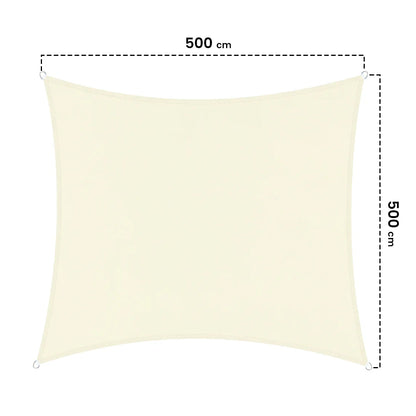 Malla De Sombreo Sunnet Cuadrada 5x5m Beige Nortene_1