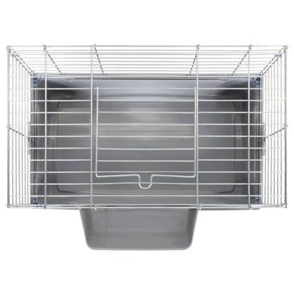 Vidaxl Jaula Para Hámster Polipropileno Y Metal Gris 58x32x31 Cm_5