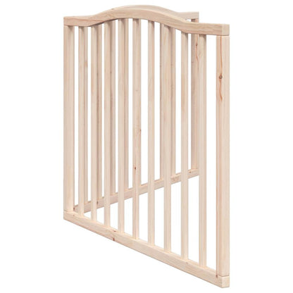 Vidaxl Puerta Para Perros Plegable 2 Paneles Madera De Álamo 160 Cm_4