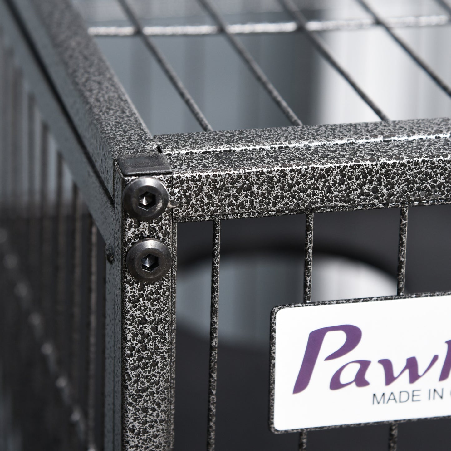 Pawhut Jaula Grande Para Roedores 80x52x128cm Con 4 Pisos Rampas Hamaca Bandeja_4