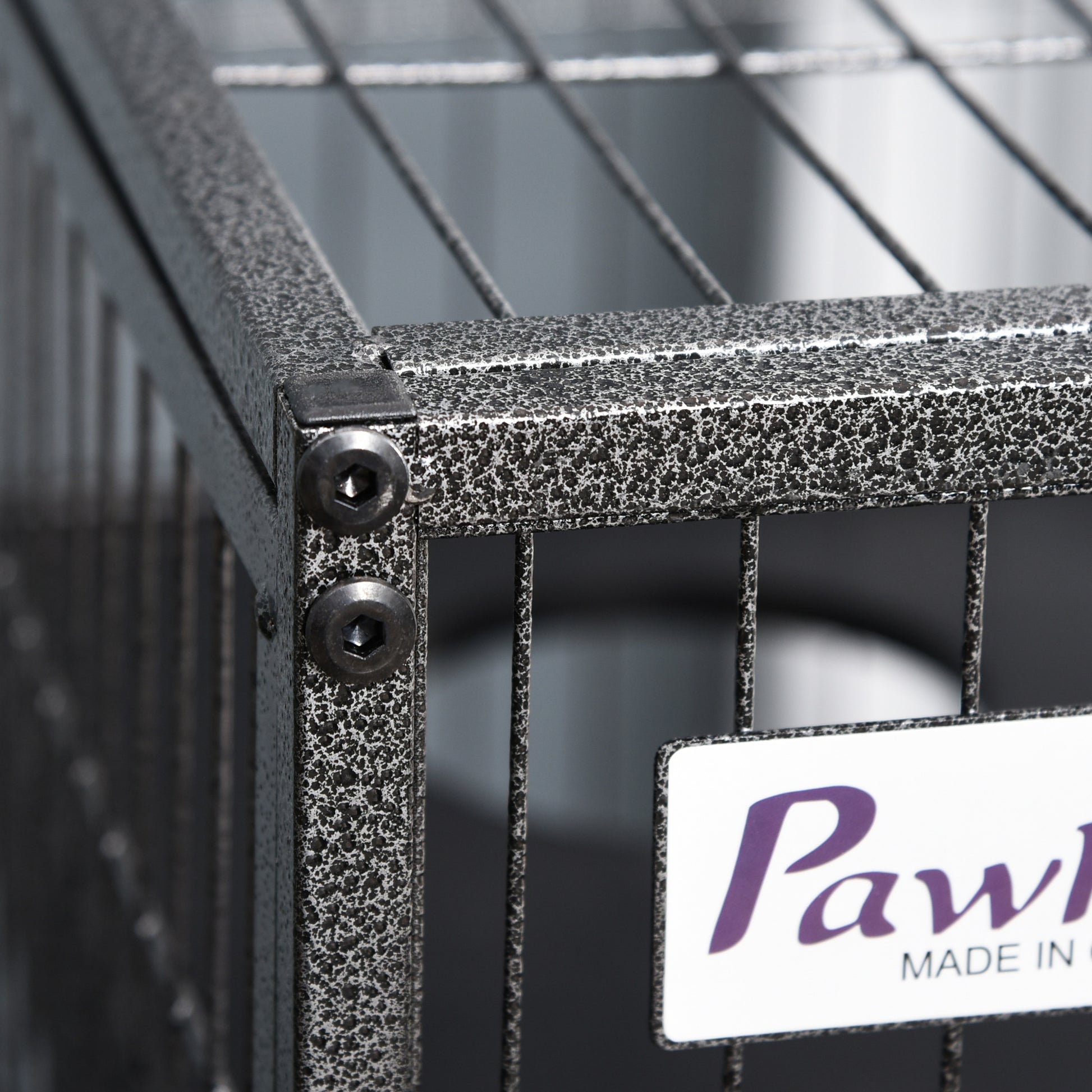 Pawhut Jaula Grande Para Roedores 80x52x128cm Con 4 Pisos Rampas Hamaca Bandeja_4