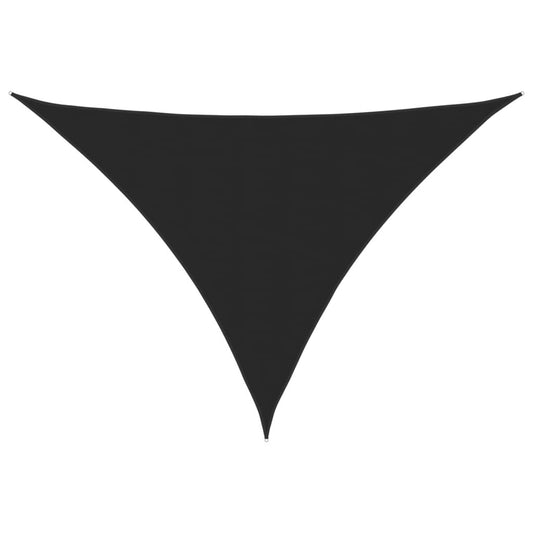 Vidaxl Toldo De Vela Triangular Tela Oxford Negro 5x5x6 M_0