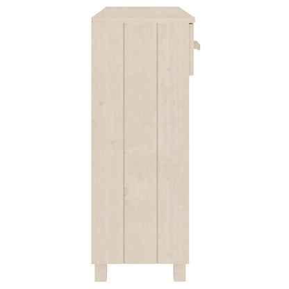 Mesa Consola Hamar Madera Maciza Pino Marrón Miel 90x35x90 Cm_4
