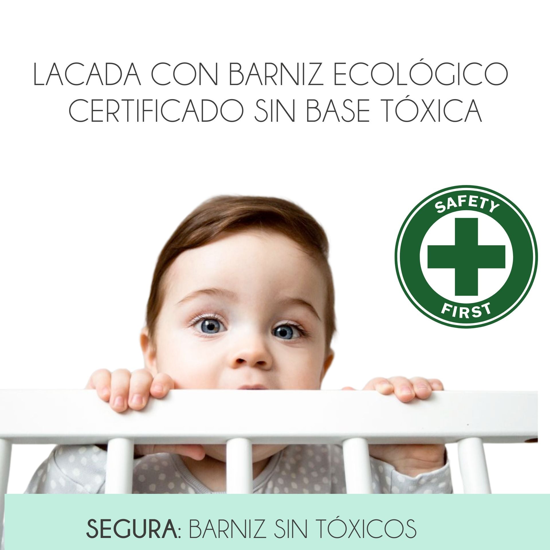 Trona Evolutiva Bebe Portatil De Madera De Haya Evoluonge. Convertible En Mesa Y Silla Infantil. Asiento Acolchado