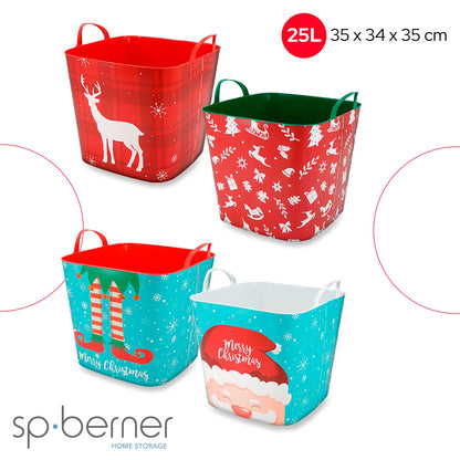 Life Story Cesto 25l Iml Santa Claus Xmas_2