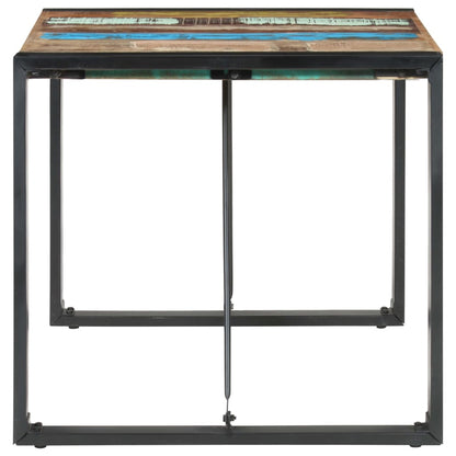 Mesa De Comedor De Madera Maciza Reciclada 80x80x75 Cm_1