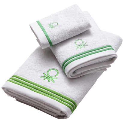 Set 3pc Toalla De Baño (1pc 30x50cm + 1pc 50x90cm + 1pc 70x140cm) 450gsm 100% Algodón Verde_1