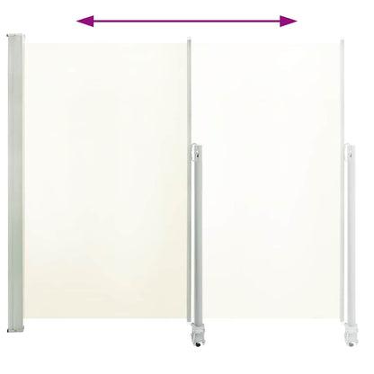 Vidaxl Toldo Lateral Retráctil Para Patio 160x300 Cm Crema_3