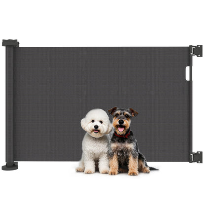 Pawhut Barrera De Seguridad Para Perros Retráctil 0-136 Cm Para Escaleras_0