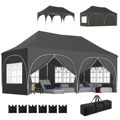 Outsunny Carpa Plegable 6x3 M_0