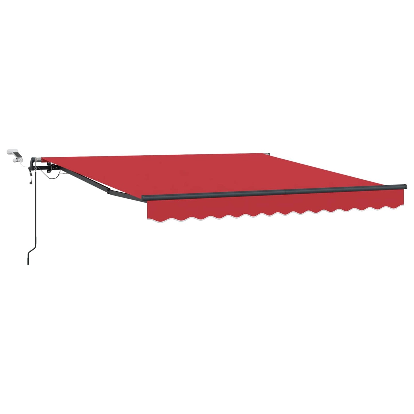 Toldo Retráctil Rojo 300 X 250 Cm Poliéster_0