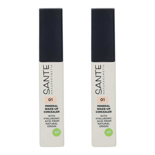 Pack 2x Corrector Mineral Wake-Up 01 Neutral Ivory Sante 8 ml