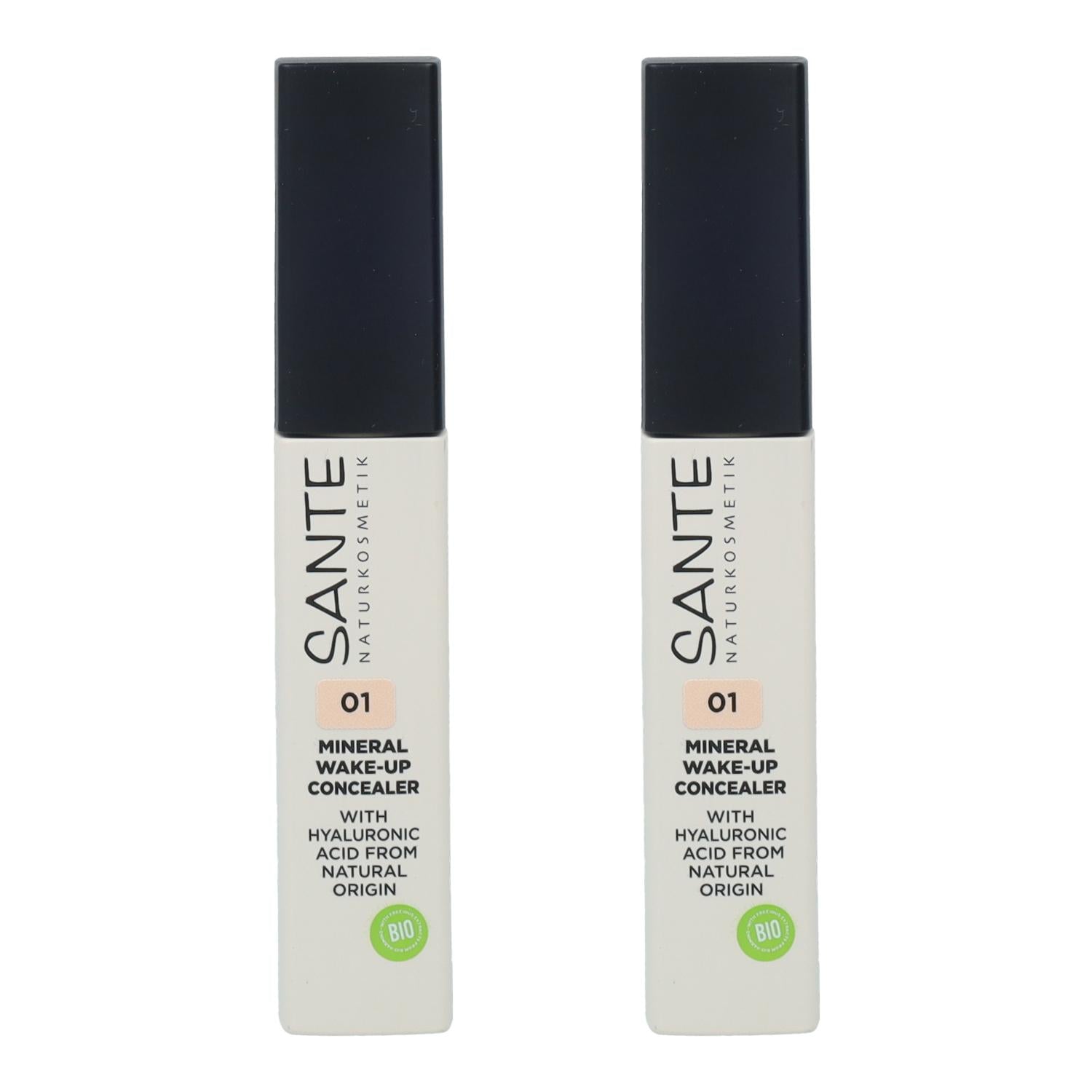 Pack 2x Corrector Mineral Wake-Up 01 Neutral Ivory Sante 8 ml