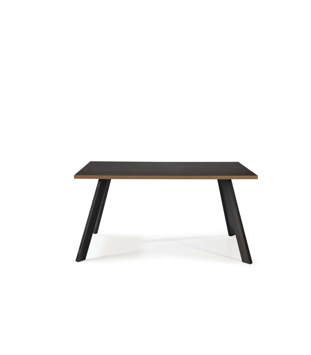 Mesa Comedor Rectangular Duna Acabado Bocamina/nogal, 78.5cm(alto) 160cm(ancho) 90cm(largo_0
