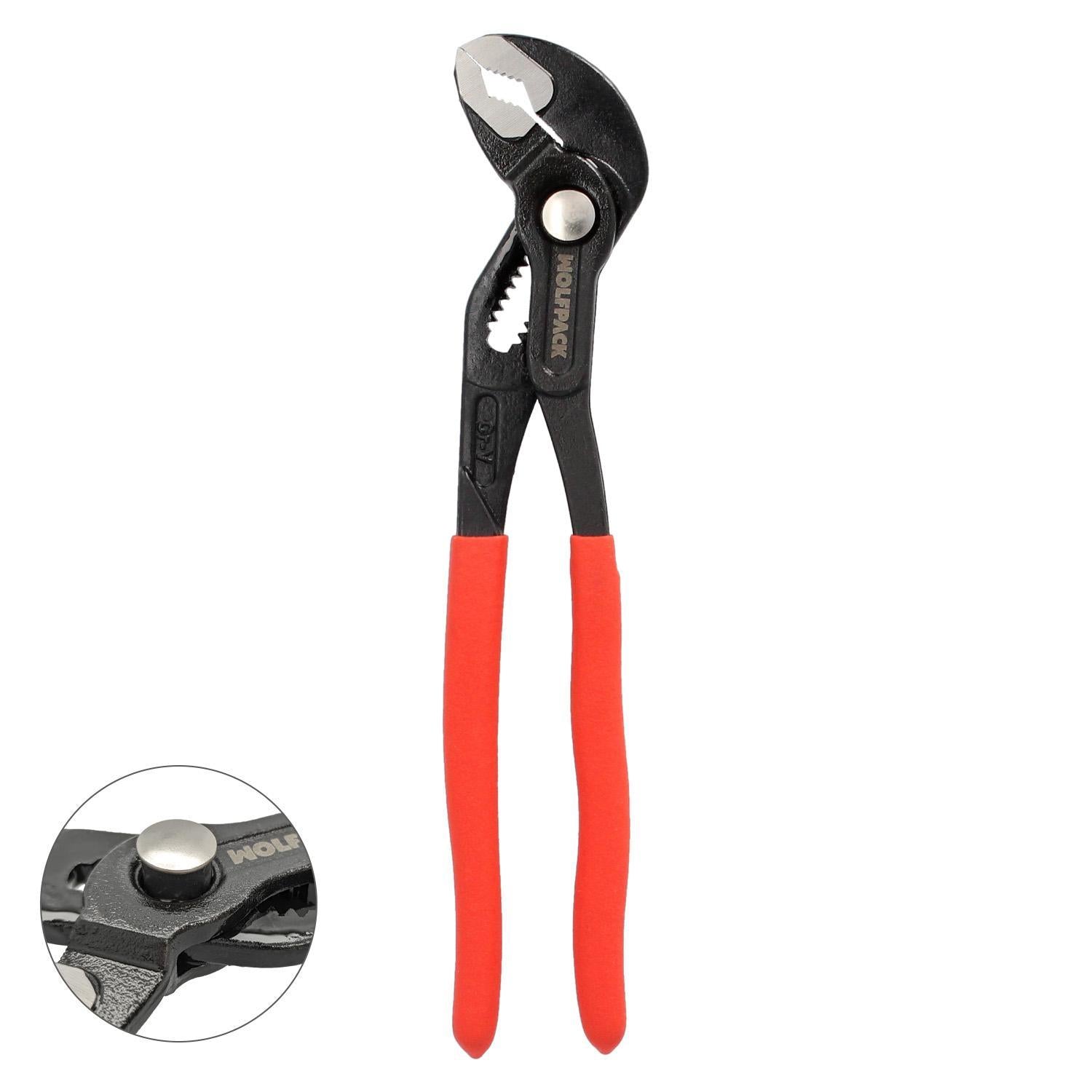 Tenazas Abertura Multiple Con Bloqueo 250 Mm. Pico De Loro, Alicates Extensibles, Tenazas Fontanero