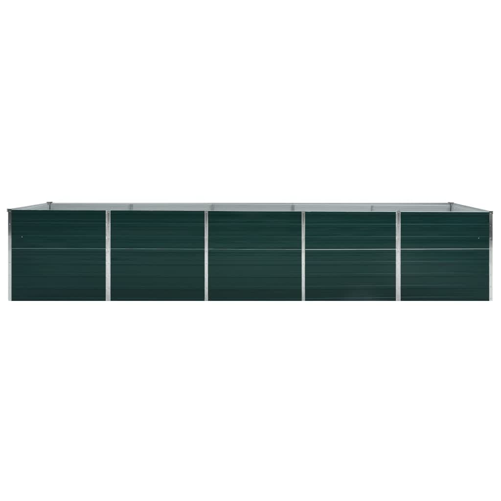 Arriate De Acero Galvanizado Verde 400x80x45 Cm_2