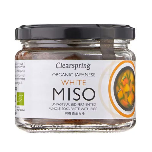 Miso Blanco no pasteurizado tarro Bio Clearspring 270 g
