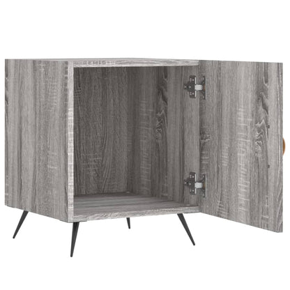 Mesitas Noche 2 Uds Madera Ingeniería Gris Sonoma 40x40x50 Cm_3