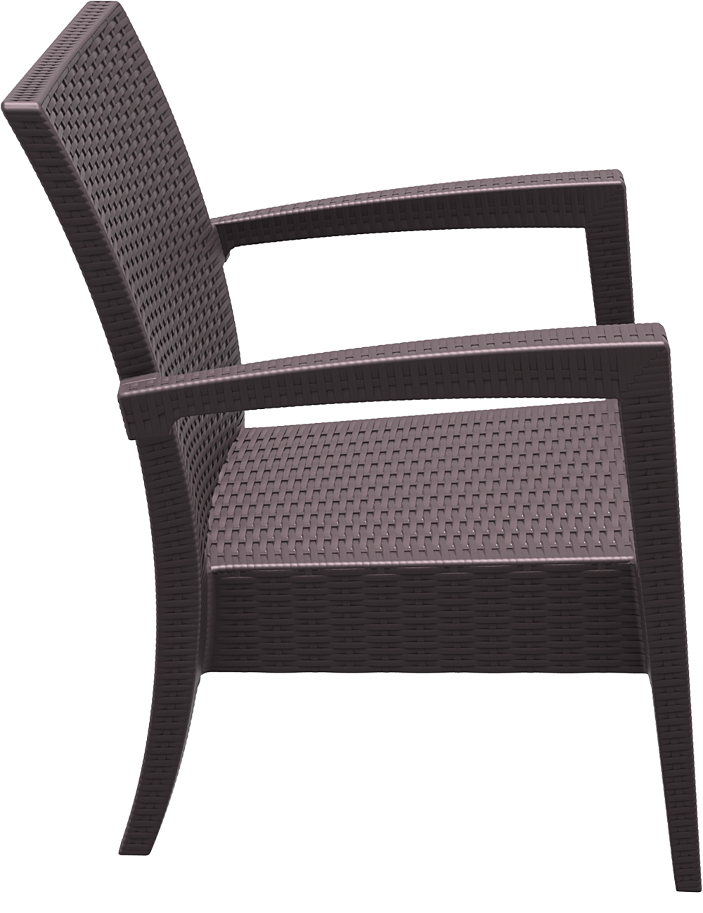 Siesta Exclusive Pack De 2 Sillones Miami Lounge Armchair Ratán Marrón_1