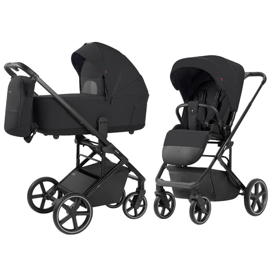 Carrello Alfa Dúo 2 En 1 Cochecito De Bebé Rock Black_0