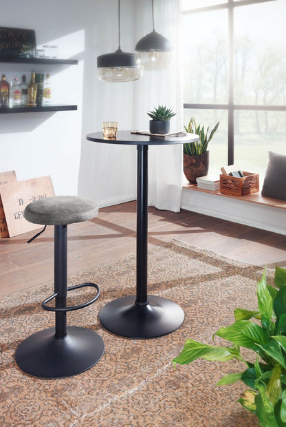 Taburete Ante Gris Sin Respaldo 58 - 79 Cm_2