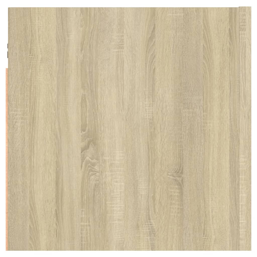 Mesita De Noche Madera De Ingeniería Roble Sonoma 30,5x30x30 Cm_4